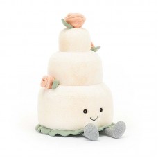 Jellycat 趣味结婚蛋糕（28厘米x19厘米）
